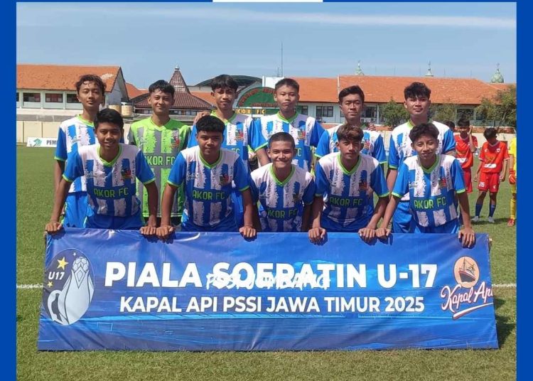 AKOR FC Jombang Melaju ke 16 Besar Piala Soeratin U-17